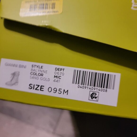 Gianni Bini Balynne Glitzy Leopard Print Sparkle Textile Upper Boots. Size 9.5 - Picture 7 of 7